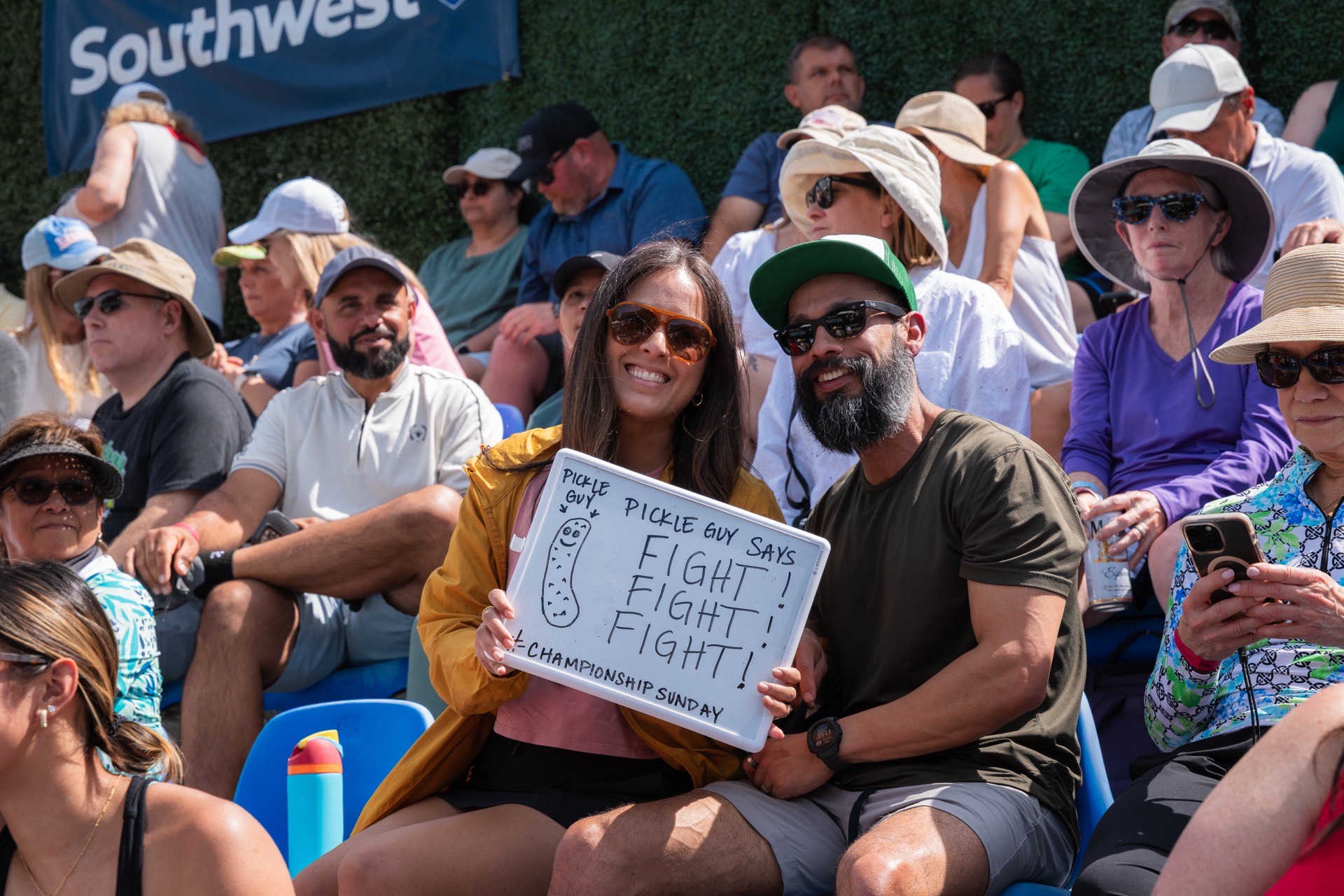Fans enjoying the tournament